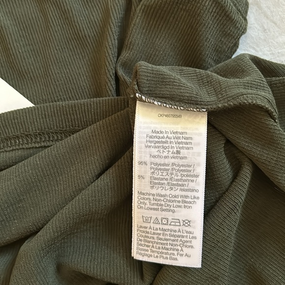 Madewell NWT tank top army green - Picture 6 of 8